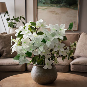 Bougainvilliers artificiels colorés à tige unique, longueur 80 cm, pour projets de murale, bougainvilliers en soie - Product Image 2