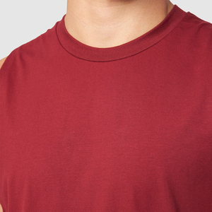 Camiseta Deportiva sin Mangas de Secado Rápido y Transpirable de Color Sólido, Suministro Directo del Fabricante, Camiseta para Hombre en Venta en Línea - Product Image 5