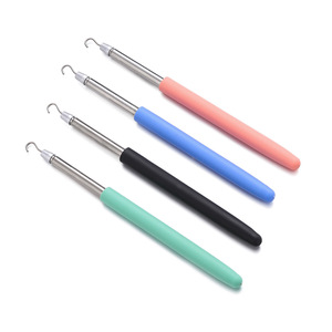 Stainless Steel Bracelet <b>Hook</b> Aid <b>Tool</b> With Colorful Handle For Easy Wearing And Removal Unisex Jewelry Assistant Device - Product Image 5