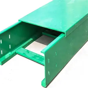 factory supply Fiberglass FRP Cable Trays, GRP cable trunking