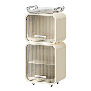 Estante de almacenamiento de biberones multifuncional, <span class=keywords><strong>escurridor</strong></span> de vajilla a prueba de polvo y gabinete de almacenamiento de tazas para dormitorio y hogar - Product Image 5