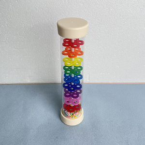 Tube sonore en bois coloré en gros, instrument musical éducatif pour l'apprentissage précoce, hochet jouet pour enfants 24 cm - Product Image 2