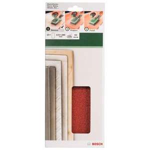 BOSCH - 2609256B34 Juego de hojas de lijado para LIJADORA ORBITAL-EAN 3165140615501 ABRASIVES ABRASIVE PAPERS - Product Image 2