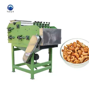 cashew kernel shelling breaking husking machine cashew nut shell removing machine