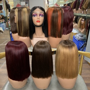 วิกผมแท้แบบตรง 12 นิ้ว พร้อมเชือกผูก 5x5 สี P427 - Product Image 5