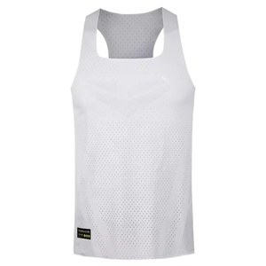 Custom Seamless Fit Marathon Running <b>Vest</b> Singlet Compression Gym Tank Tops Gym <b>Vest</b> Men - Product Image 2