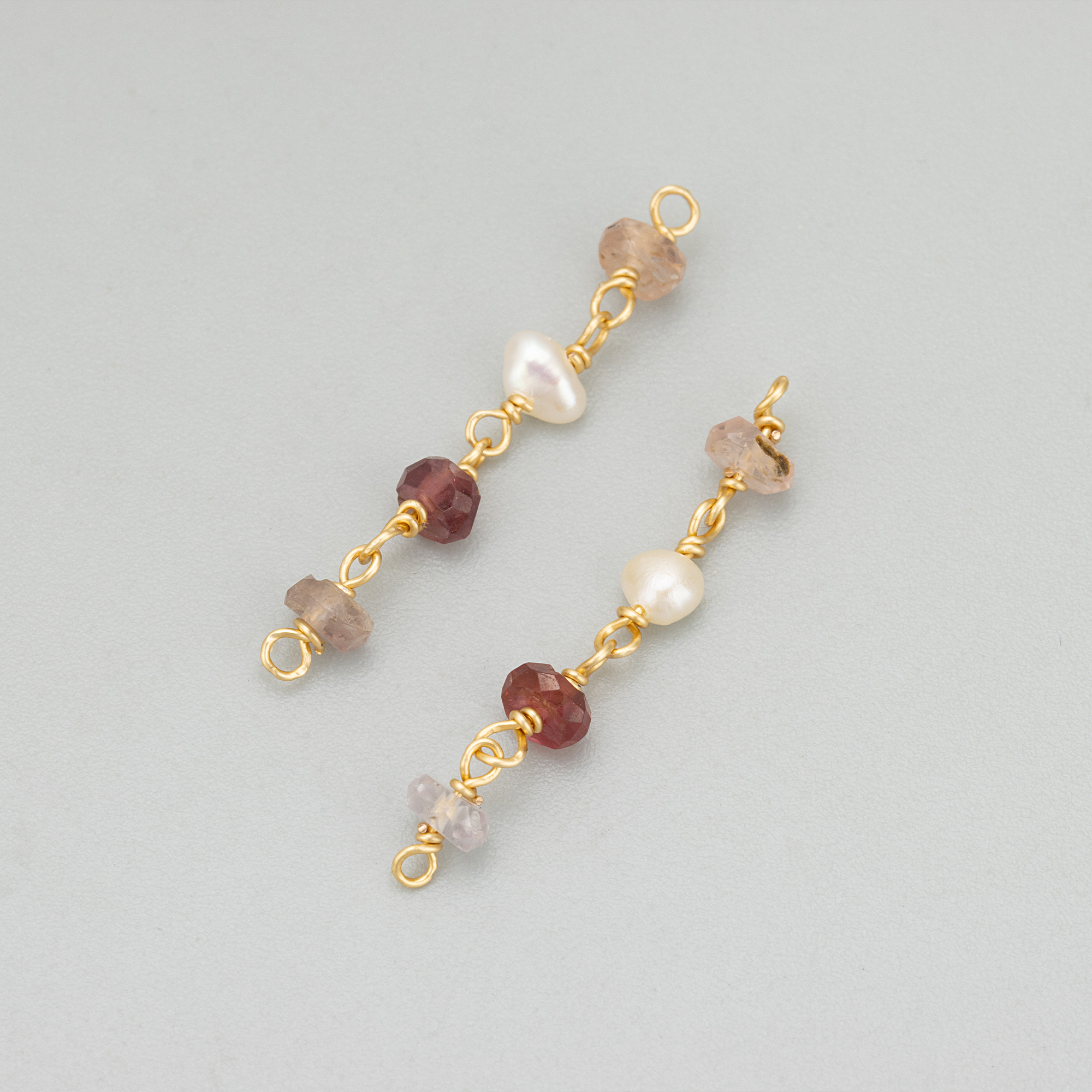 ME28 2pcs/lot Jewelry Accessories,18k Gold Plated,copper,natural Stones,hand Made,charms,earrings Making Findings,diy Pendants