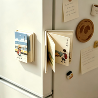 Aimant de réfrigérateur personnalisé en relief, impression offset 4 couleurs, pelliculage mat, écologique, recyclable, support magnétique puissant, cadeau souvenir