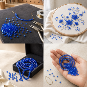 Cuentas de resina epoxi facetadas bicónicas con orificio <span class=keywords><strong>para</strong></span> tafetán, shantung, dupioni, matelassé, espiga y bouclé - Product Image 6