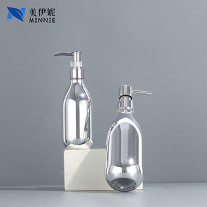 Dispensador con Bomba Minnie de 500 ml, Botella Cosmética Electrochapada en Oro y Plata para Desinfectante de Manos, Loción Corporal, Champú, Gel de Ducha - Product Image 3