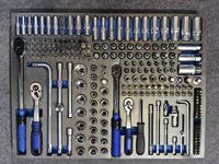 Kit de Herramientas de Reparación Profesional de 526 Piezas, Carro de Herramientas con 7 Cajones, Capacidad de Carga de 300 kg, para Mantenimiento Industrial en Talleres