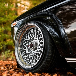 Jantes forgées sur mesure 2 pièces en satin noir chromé 17 18 19 20 21 22 pouces 5x100 5x108 5x112 5x114.3 5x115 5x120 5x127 5x130 - Product Image 4