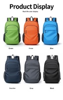 Sac à dos pliable ultra léger en polyester respirant, grande capacité, pour la randonnée en plein air et les voyages, pour hommes et femmes