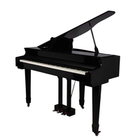 Wholesale Cheap Professional Triangular Keyboard Instruments 88-key Upright Stage Classical Black Digital Piano Plastic Case
