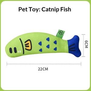 Brinquedo para Gato com Som de Explosão Transfronteiriça, Modelo de Peixe com Erva Gato DJK40 Zhejiang - Product Image 6