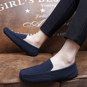 Mocassins classiques confortables en cuir de vachette suédé, légers, confortables, à <span class=keywords><strong>semelle</strong></span> souple, pour la marche, décontractés, pour la conduite, pour hommes - Product Image 6