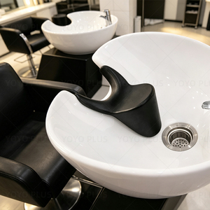 Coussin de soutien cervical en silicone souple pour <span class=keywords><strong>bac</strong></span> de lavage de <span class=keywords><strong>cheveux</strong></span> de salon, pour chaise de <span class=keywords><strong>coiffure</strong></span> - Product Image 6
