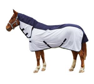 Tapis anti-mouches en maille respirante pour chevaux Conception en polyester léger Idéal pour les mouches d'été et la protection UV à l'extérieur - Product Image 1