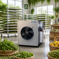 Déshydrateur de fruits industriel à pompe à chaleur, équipement robuste