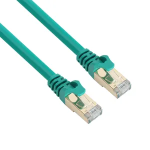 VCOM 10Gbps Wifi נתב כבל אתרNet Cat7 FTP מגן חוטי נחושת הנדסת RJ45 Cat7 LAN תיקון כבל רשת