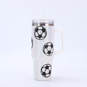 Geek <span class=keywords><strong>Grinch</strong></span> Tasse de voiture 40oz en acier inoxydable 304 avec poignée portable et paille Cross-Border New Ice Tycoon Tumbler - Product Image 2
