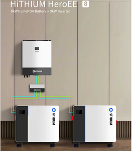 Centrale Électrique Hithium HeroEE8 8KWH 5000W, Système de Stockage d'Énergie Domestique, Alimentation Solaire, Batterie de Camping, Cellules de Batterie - Product Image 4