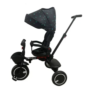 Tricycle 3 en 1 pour enfants, vente en gros, sécurité pour bébés, tricycle intelligent, petits enfants de 3 ans