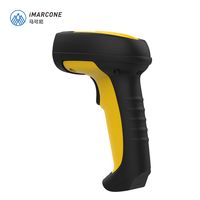 Lecteur de codes QR filaire industriel 1D 2D, conception robuste pour environnement d'entrepôt difficiles, décodage rapide, capteur CMOS, antistatique