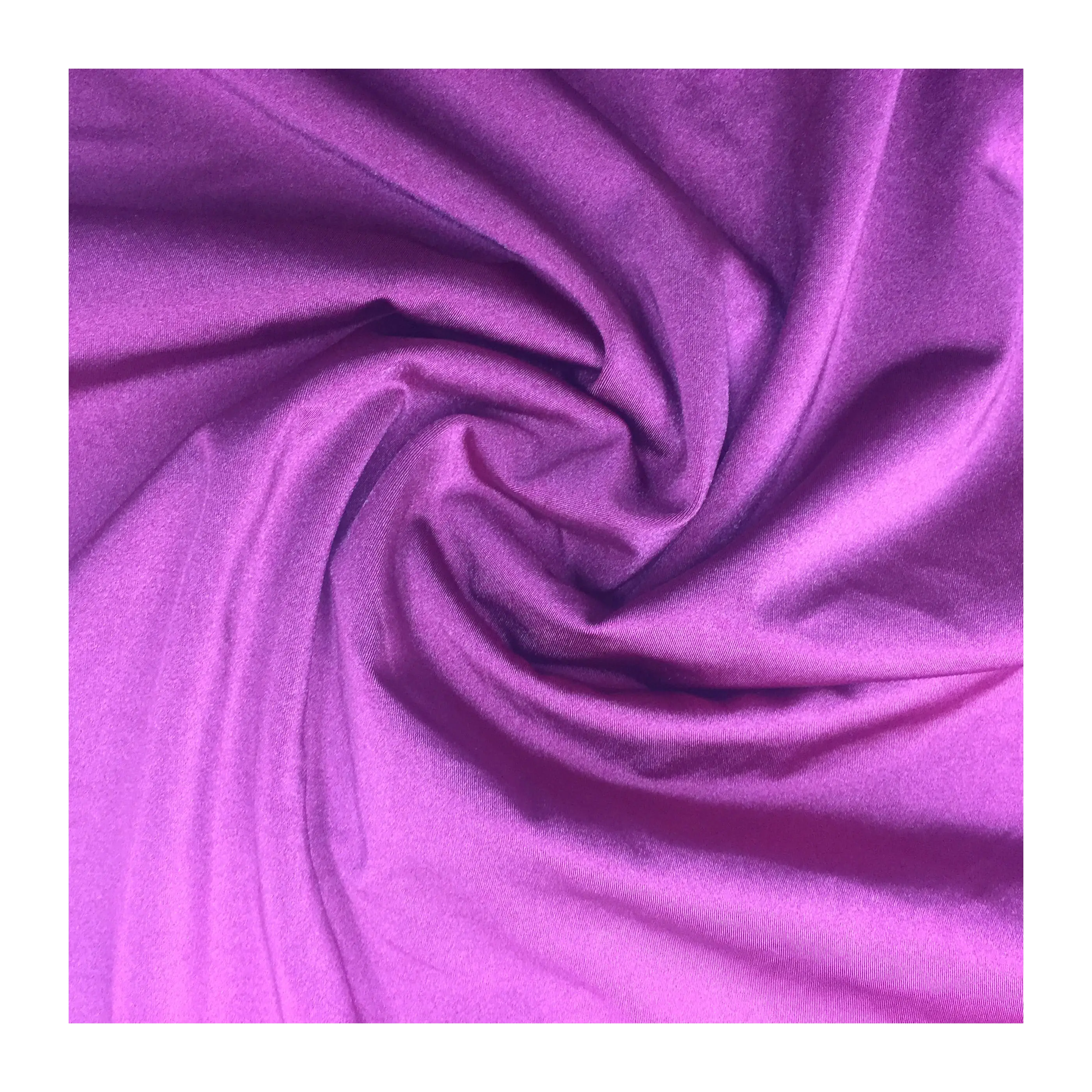 Factory Manufactured Elastic Shiny Nylon Breathable Spandex Tricot Knitting Fabric For Swimwear