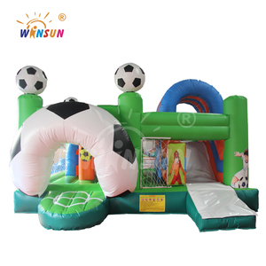 New Design Outdoor Children Kids Inflatable Amusement Football Inflatable <b>Trampoline</b> - Product Image 1