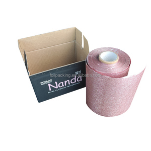 カスタム食品グレード印刷15cm x 100m色印刷された毛箔ロールアルミホイル美容サロン用ヘアカラー - Product Image 1