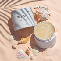 Groothandel Biologische Whitening Body Scrub Zout Koffiescrub Exfoliërende Scrubcrème voor Gezicht en Lichaam
