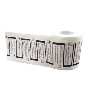 LR 200 pièces de <span class=keywords><strong>papier</strong></span> <span class=keywords><strong>toilette</strong></span> jetable standard à rouleau avec impression de blagues amusantes, thème original pour la décoration de salle de bain, fournitures de fête, meilleur choix - Product Image 4
