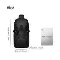 Nouveau sac de poitrine pour homme, sac tactique à bandoulière, sac de sport imperméable pour l'extérieur, sac à dos décontracté de grande capacité