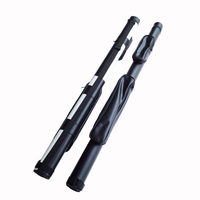 Étui de queue de billard noir n°8, 3/4 de longueur, en cuir PU, style anglais, sac de transport pour queues de snooker et de billard