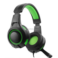 Kabelgebundenes Gamer-Headset mit Farbiger LED USB/3,5mm Klinkenstecker On-Ear & Over-Ear PC-Gaming-Kopfhörer für Computer