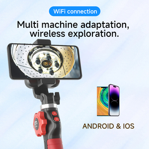 Endoscope industriel Dearsee 8,5 mm à double direction et articulation à 180 degrés, caméra de voiture Wi-Fi - Product Image 2