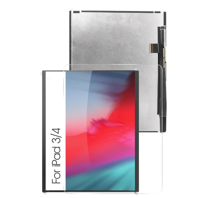 Wholesale Screen for iPad 3 Screen Replacement for iPad 4 Tablet LCD Screen for IPad3 LCD Display Repair Parts