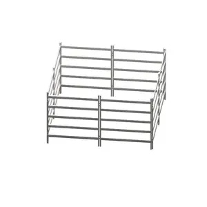 High Quality Cheap Livestock Horse Yard Panel Galvanized Portable Cattle Fence Corral Panels For Sale