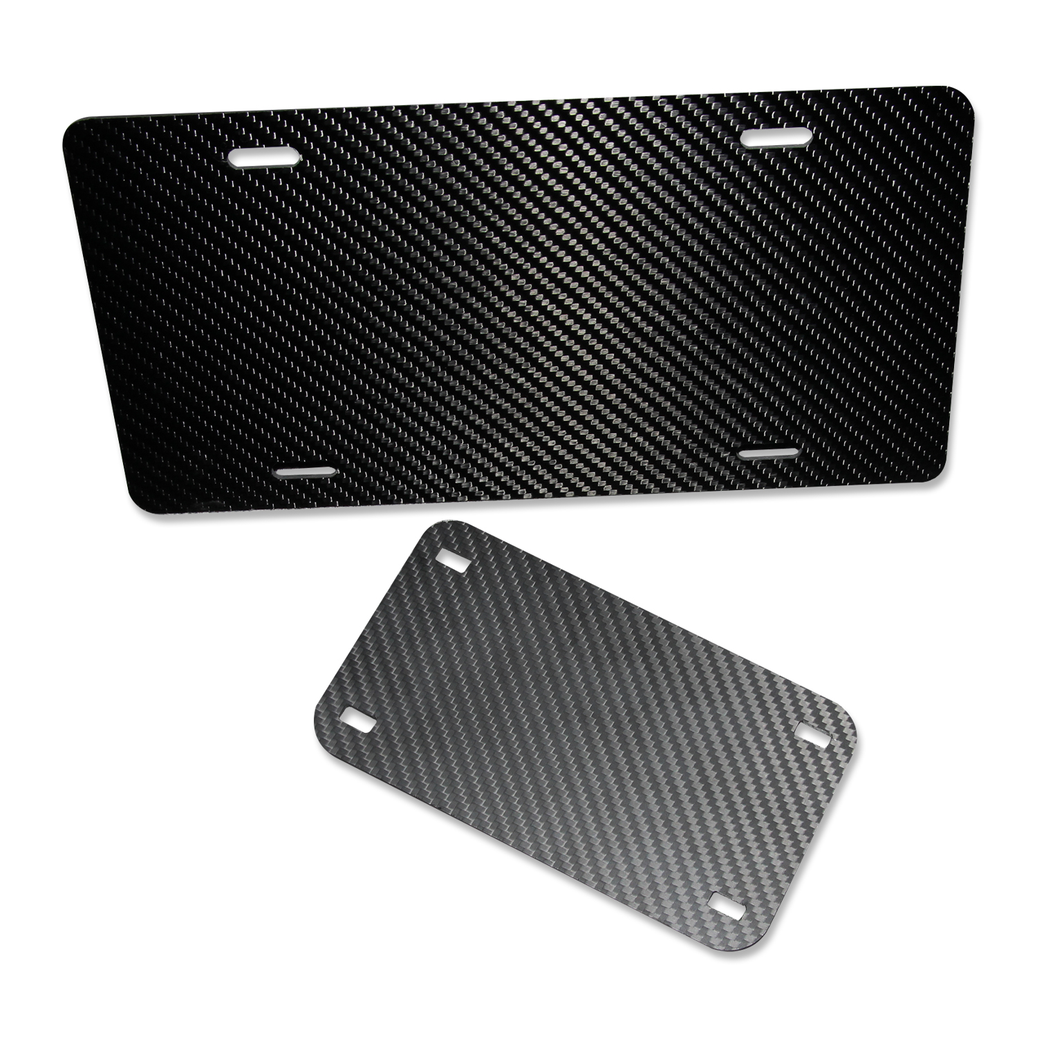 New Product Hot Selling Custom High Quality Wholesale Price USA Blank Sublimation Printing Car Motor Carbon Fiber License Plate