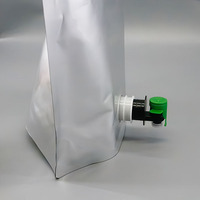 Pochette souple personnalisable en aluminium de qualité alimentaire, imprimée en héliogravure, robuste, avec valve, pour emballage de liquides (bière, jus, vin, sauces)