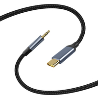 Câbles audio USB Type C avec puce E-mark et prise jack 3,5 mm TRS