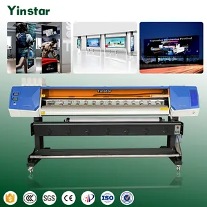 Impresora solvente ecológica de 1,8 m de venta directa de fábrica de China con una sola máquina de impresión de lona de gran formato con cabezal XP600 F1080 i3200