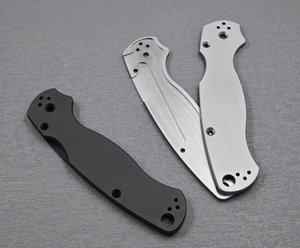 Balanzas de mango de titanio, acero y cobre mecanizadas por CNC con acabado Stonewash para juegos de <span class=keywords><strong>cuchillos</strong></span> Para 2 - Product Image 2