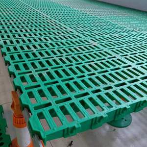 Venta al por mayor 60*60cm nueva tabla de suelo de plástico de material PP <span class=keywords><strong>para</strong></span> equipo de cría de aves de corral resiste fugas fecales de ovejas y cabras - Product Image 3