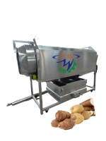 Laveuse à tambour à faible consommation d'énergie pour le lavage des racines et des légumes en stock, prix usine, pour usine de légumes