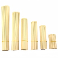 Brochettes en bambou biodégradables de haute qualité, 30 cm, outils de barbecue écologiques pour l'extérieur