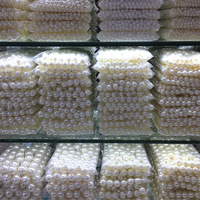Perles ABS de 3 à 30 mm, 500 g/sac, beige blanc, perforées, différentes tailles, pour la fabrication de bijoux, accessoires vestimentaires