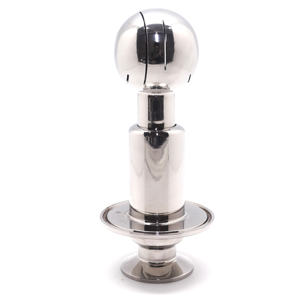 이중 클램프 청소 볼 탱크 피팅 하이 퀄리티 SS304 SS316L 스테인레스 스틸 2Bar 1/2 "-2" OEM ODM 로터리 스프레이 볼 - Product Image 3