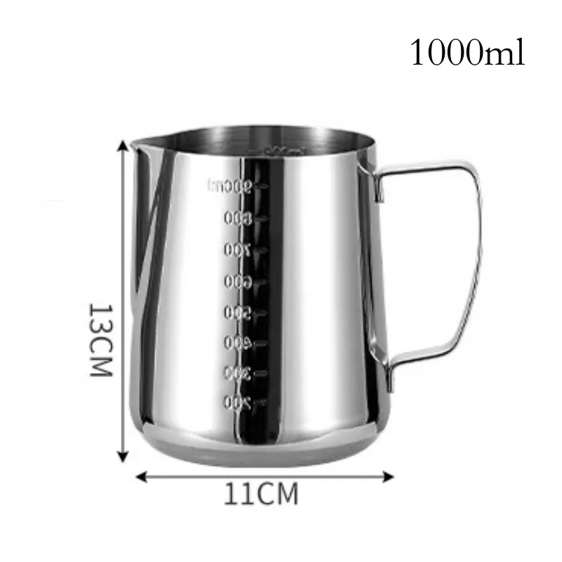 Coffee Tools Accessories Stainless Steel Milk Frother for Espresso Coffee Drink Barista Latte Cup Coffee Milk Pitcher Barista